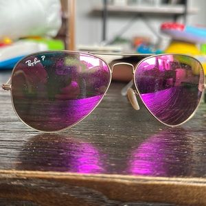 Authentic women’s Aviator Ray Bans